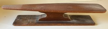 Antique Wooden Mrs. Days Waist And Sleeve Pressing And Ironing Board With Original Label, 35' X 5.5' X 6'H