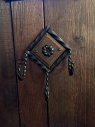 3 Prong Metal & Wood Dog Lease Hook