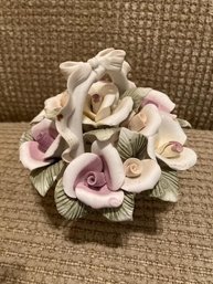 Delightful Ceramic Flower Basket
