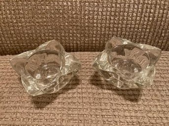 Small Glass Candle Holders
