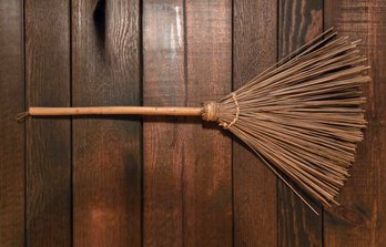 Vintage Farm Broom Decor