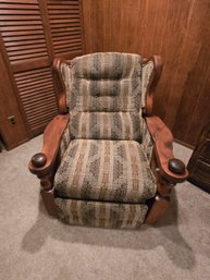 Sturdy Wood Recliner With Great Lines