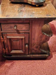 Sturdy Wood End Table