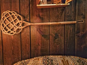 Vintage Rattan Rug Beater