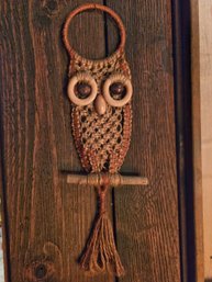 Vintage Owl Macrame