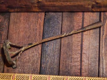 Statement Collection Of 4 Rustic Antique Farm Tools