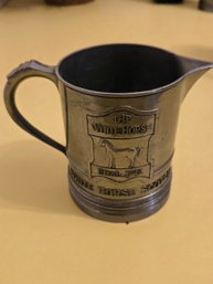 White Horse Metal Petite Pitcher R2