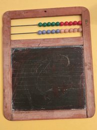 Vintage Abacus Used As Decor