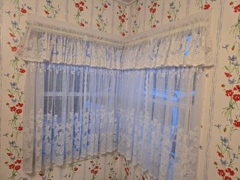 Lace Curtains Set Of 2 Small