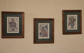 3 Little St Nick's Wall Art