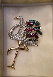 Vintage Flamingo Broach