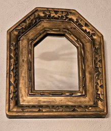 Small Gilded Gold Mirror