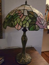 Tiffany Style Stained Glass Lamp - Beautiful