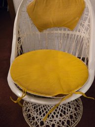 Pair Of Elegant Petite Sized Wicker Chair**see Notes**