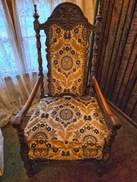 Pair Of Regal Throne Chairs