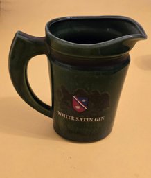 White Satin Gin Petite Pitcher