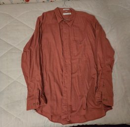 Rust Colored Mens Shirt Size XL
