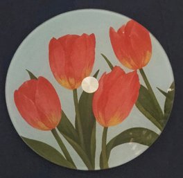 Glass Tulip Lazy Susan
