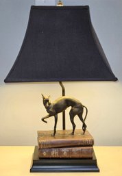 Brass Greyhound Lamp