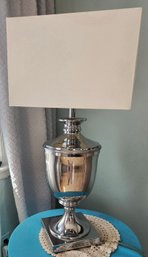 Silver Tone Lamp