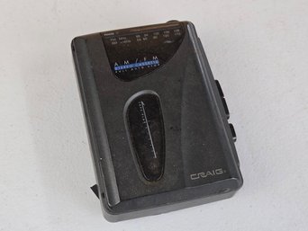 Craig JH6222E AM/FM Cassette Player Walkman Portable Stereo Vintage