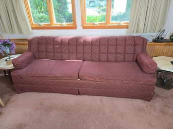 Vintage 1960s/70s Tufted Sofa – 85' Long Retro Upholstered Couch