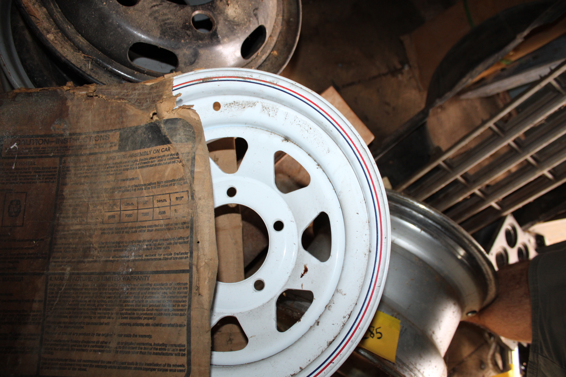 4 Misc Steel Wheels #5685 | Auctionninja.com