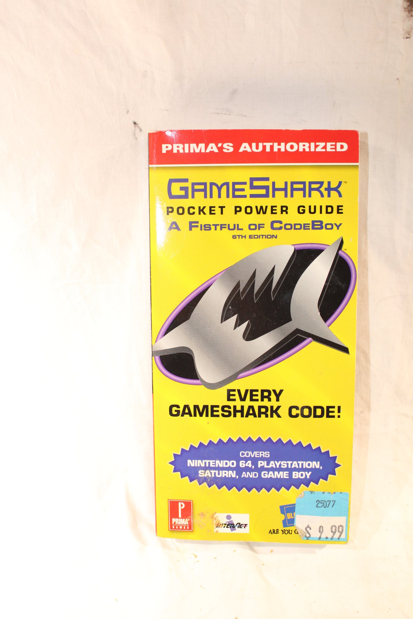 Prima's Authorized GameShark Pocket Power Guide - A Fistful Of Codeboy ...