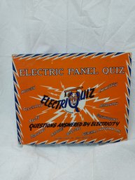 1950's Vintage Electric Panel Quiz By Jacmar In Original Box Untested