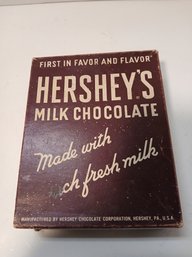 Vintage Decorative Box, Old Hershey Chocolate, Box Only, Good Vintage Condition, See Pics