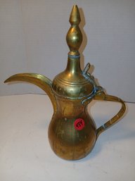 Decorative Brass Turkish Coffee Pot, See Pics