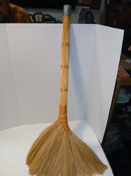 Vintage Bamboo, Rattan, Whisk Broom, Wear Consistent With Age, See Pics
