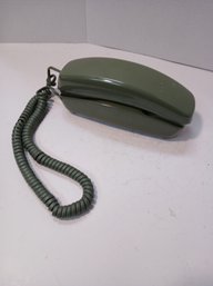 Vintage Trimline Wall Phone, Avocado Green, See Pics
