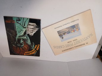Vintage Book Of The First 100 Years Of Lady Liberty, And Book Of Vintage Nantucket Post Cards, See Pics
