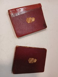 Vintage Pocket Novels, Comedy Of Errors, And Macbeth, Red , Gold Lettering, See Pics