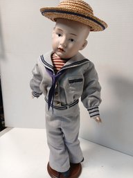 Vintage Reproduction Of Johann, Heubach, Character Doll, 18 In Doll, See Pic