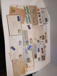 Lot Of Envelopes And Correspondence, 1940's To 1960's, Predominantly Foreign