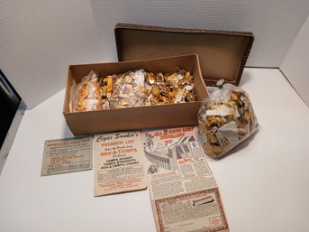 Lot Of Tampa Nugget Cigar Labels And Ephemera For Cigar Smokers