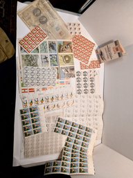 Lot Of Block Stamps, First Day Of Issue, Unused