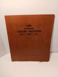 United Nations Mint Sheet File, Block Stamps, First Day Issues, 21 Pages, 1 Page Of Christmas