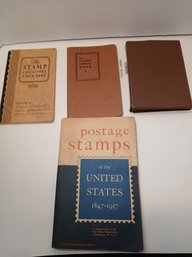 A Reference Book, And 3 Small Stamp Collectors Stock Books