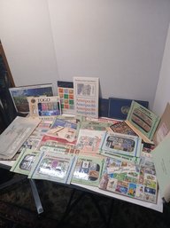 Lot Of Foreign And Domestic Commemorative Sets, Used And Unused, 60's Thru 80's