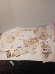 Lot Of Envelopes, Used And Unused Stamps