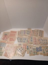 Lot Of Foreign And Domestic Stamps, Different Denominations 1960's