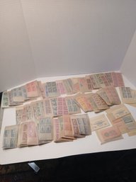 Lot Of Foreign And  Domestic Stamps, Different Denominations, Unused And Used