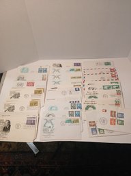 Lot Of First Day Issues, Airmail, Envelopes 1960's