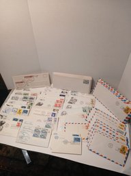 Lot Of Airmail First Day Issue Envelopes, 1960's