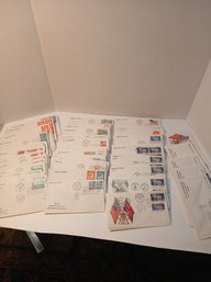 First Day Covers, 1950's, Envelopes, Used, First Day Of Issue