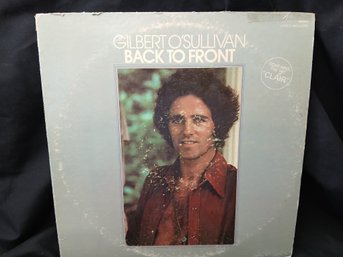 Vinyl - Gilbert O'Sullivan Back To Front - Jacket Good, Record Great