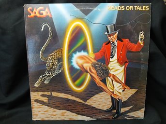 Vinyl - Saga - Heads Or Tails  - Jacket Good, Record Great